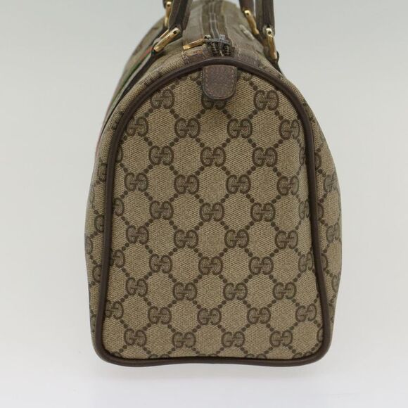 Pre Loved gucci Women Beige Boston Bags - Picture 4 of 8